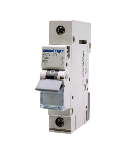 Hager MCN 140 LS-Schalter C40 / 6kA Sicherung Automat Leitungsschutzschalter 40A